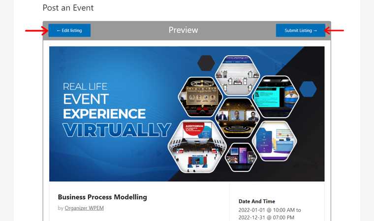 Pratinjau Acara sebelum Publikasi
