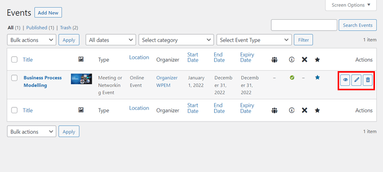 Kelola Acara Back-end dengan WP Event Manager