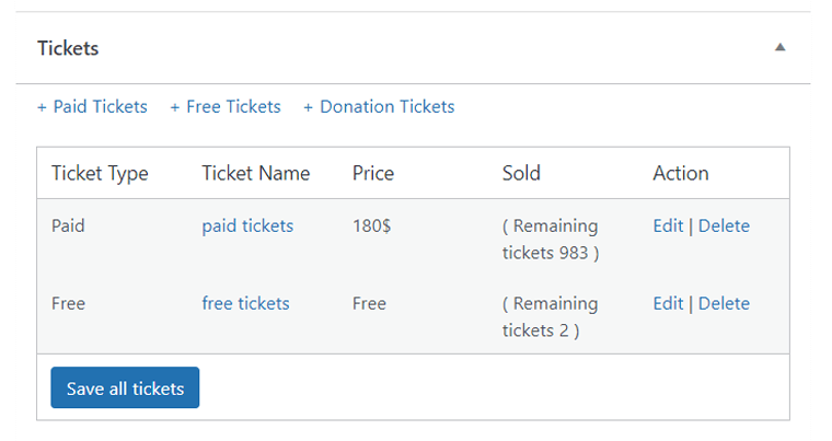 Jual Tiket di Situs WordPress