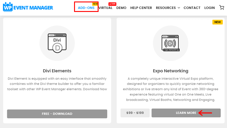 Pilih Pengaya Premium