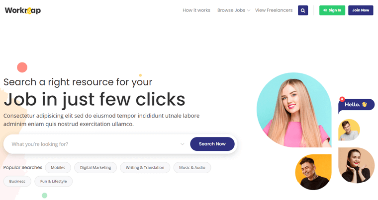 Tema WordPress Direktori Workreap
