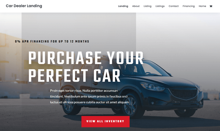 Demo Dealer & Daftar Mobil Divi