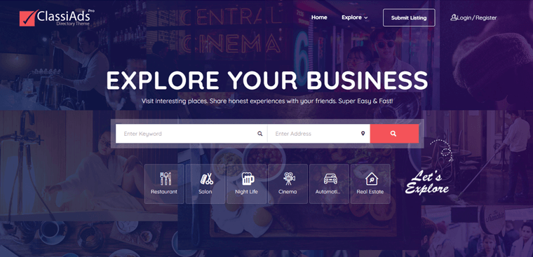 Tema WordPress Iklan Baris Classiads