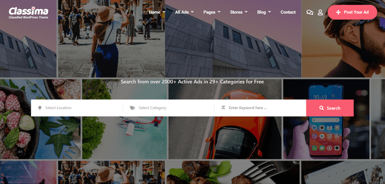 Tema WordPress Iklan Baris Classima