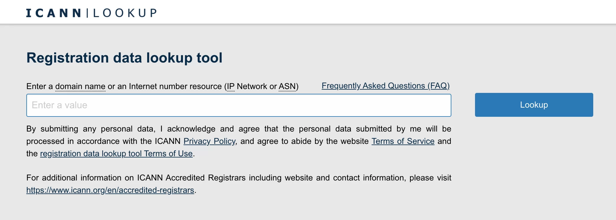 เครื่องมือค้นหาข้อมูลของ ICANN ช่วยให้คุณสามารถตรวจสอบว่าชื่อโดเมนยังคงใช้งานอยู่หรือไม่