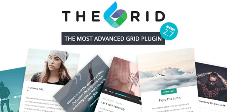 The Grid - Plugin Grid Blog WordPress Terbaik