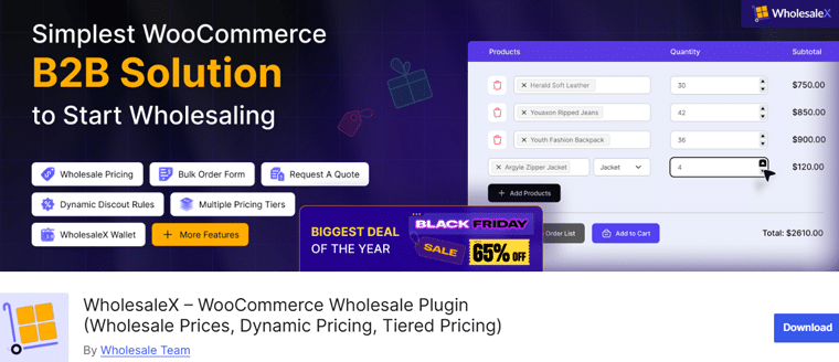 WholesaleX Plugin als Alternative