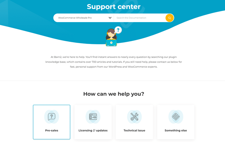 WooCommerce WholeSale Pro Support Center