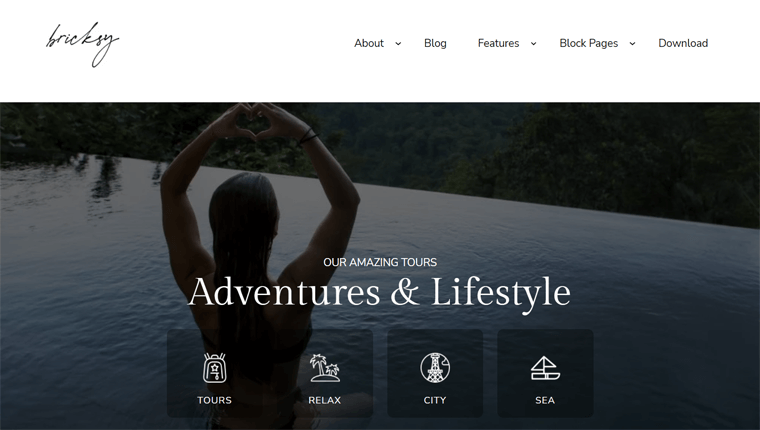 Tema Blok WordPress Bricksy