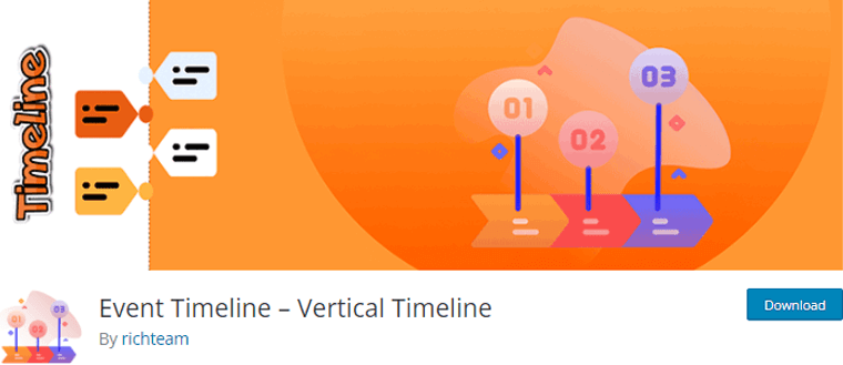 Plugin Timeline WordPress Responsif
