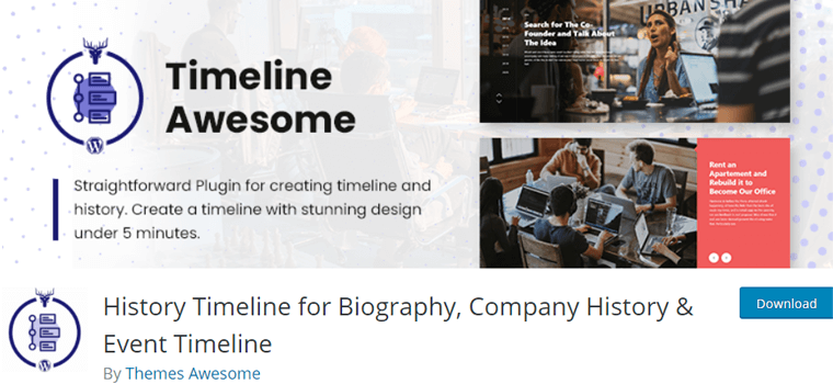 Timeline Plugin WordPress Timeline Horisontal yang Luar Biasa
