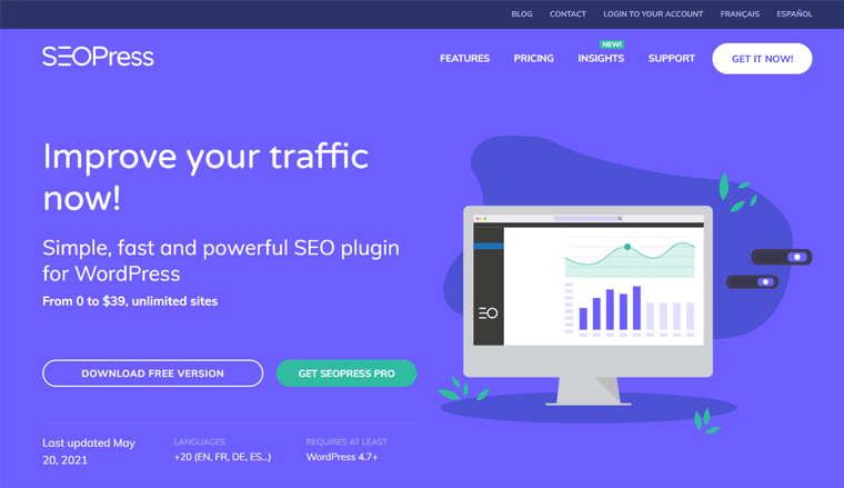 SEOPress WordPress SEO 플러그인
