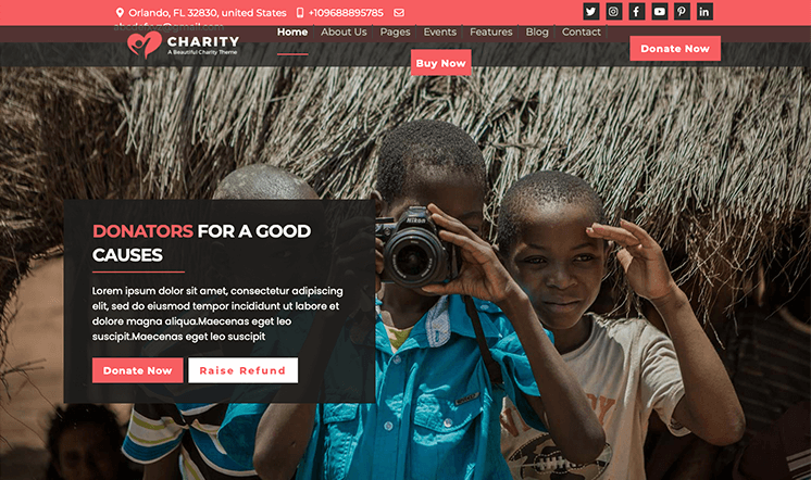 VW Charity NGO - موضوع WordPress للمنظمات المجتمعية