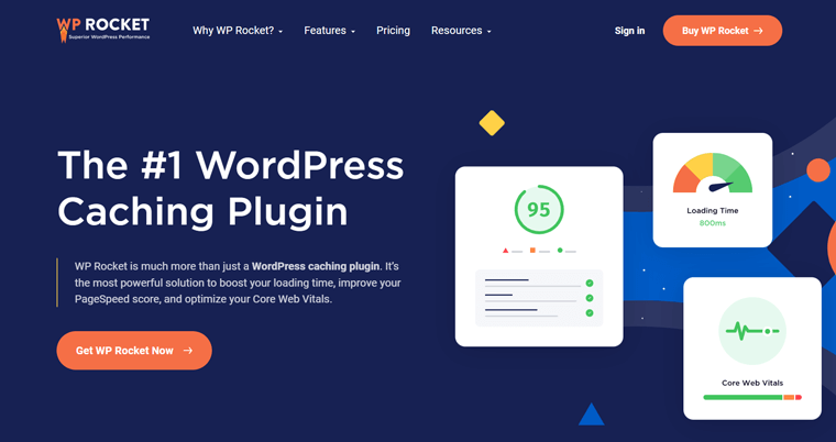 WPRocket WordPress キャッシュ プラグイン