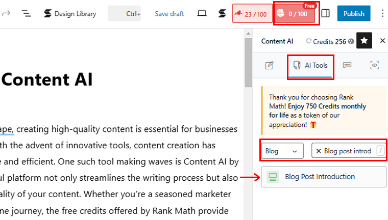Introduzione al post del blog Strumento AI