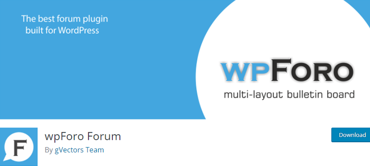 Plugin forum wpForo per WordPress