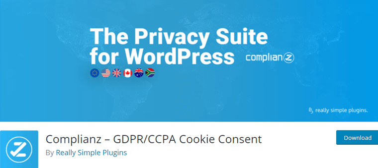 Complianz 最佳 WordPress Cookie 同意插件