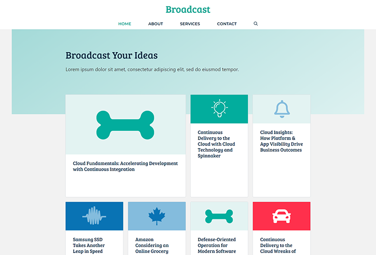 GeneratePress Theme Simple Grid Site Demo