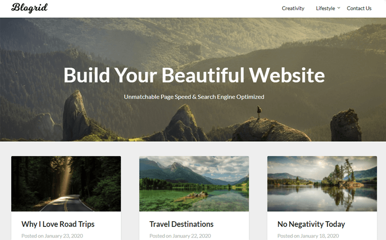 Tema Blogrid