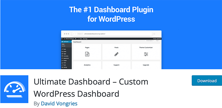 Ultimate Dashboard — плагин панели управления WordPress