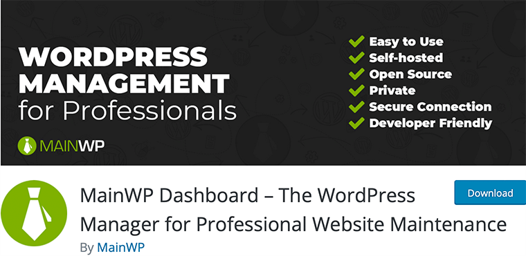 MainWP Dashboard — Плагин панели управления WordPress