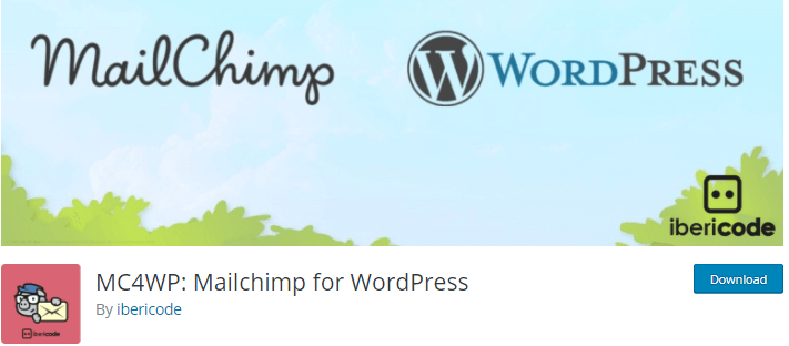 Mailchimp pentru WordPress.