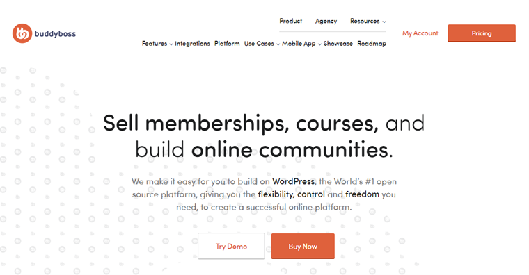 BuddyBoss Community Plugin pentru WordPress Community Portal