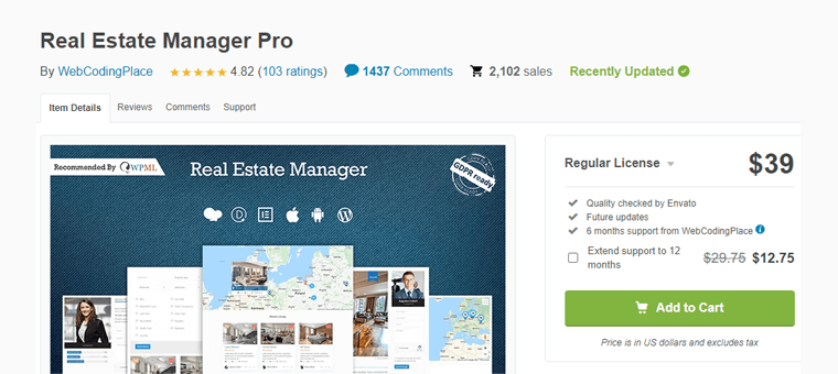 Pluginul Real Estate Manager Pro