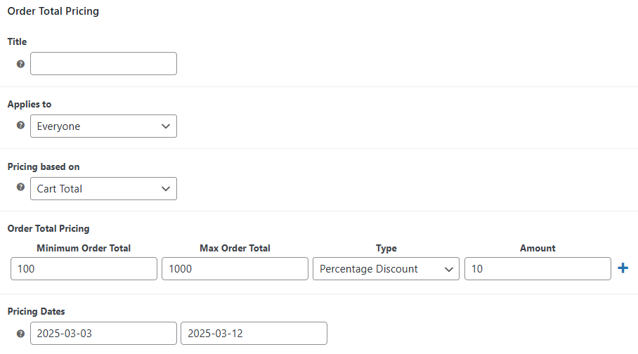 限時折扣選項，具有靈活的定價WooCommerce