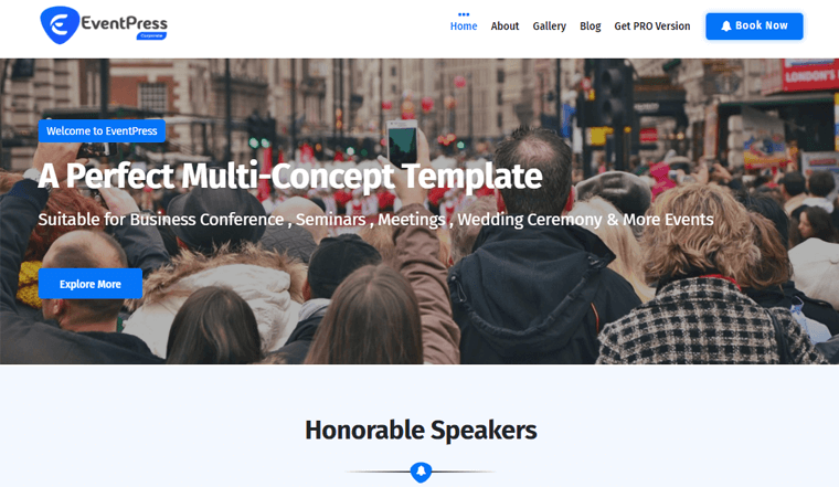 EventPress-免费 WordPress 主题