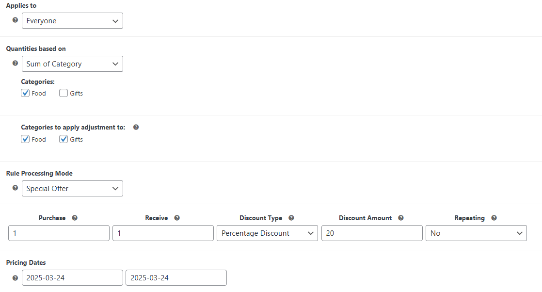 Remises dynamiques dans WooCommerce
