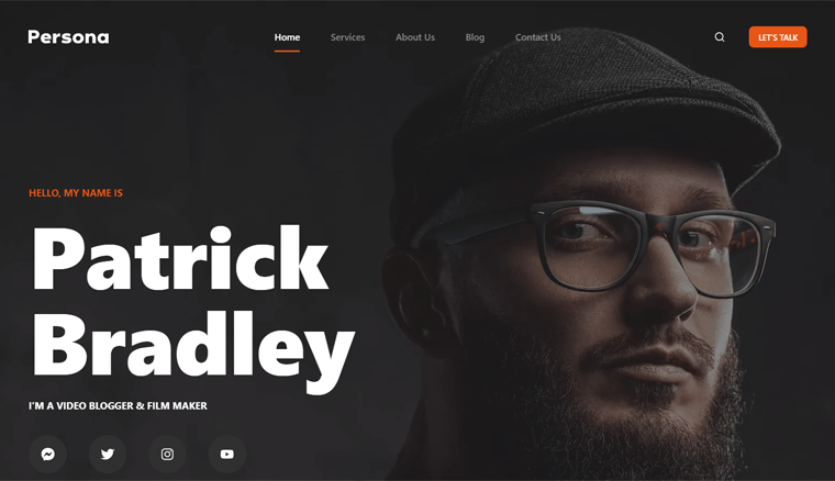 ธีม WordPress เว็บไซต์ส่วนตัวของ Blocksy