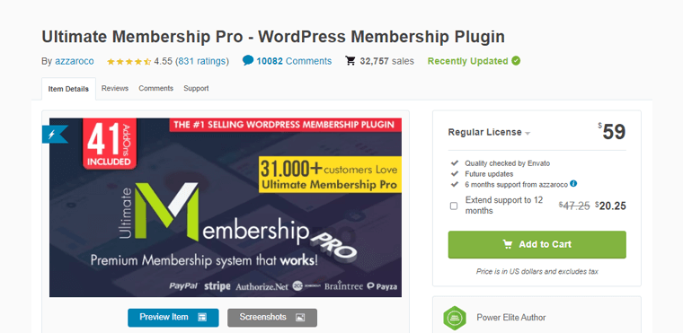 Ultimate Membership Pro-最佳会员 WordPress 插件