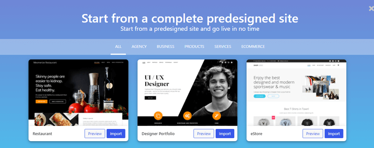 Mesmerize 사전 디자인 사이트 목록