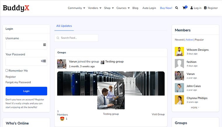 BuddyXWordPressデートのテーマ