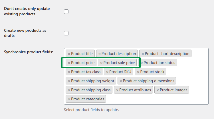 無料のプラグインを使用して、WooCommerceの製品価格を更新します