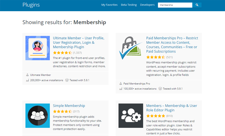 Pluginuri de membru în WordPress gratuit