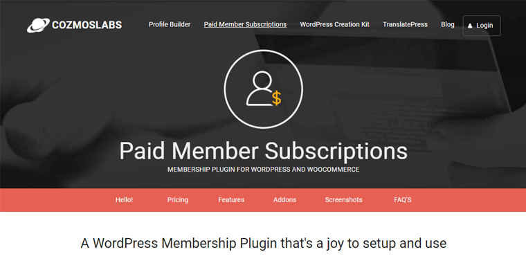Abonamente plătite pentru membri Plugin-MemberPress Alternative