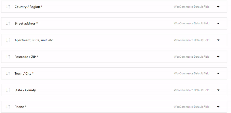 Passen Sie die Abrechnungs- und Versandfelder auf der WooCommerce -Checkout -Seite an