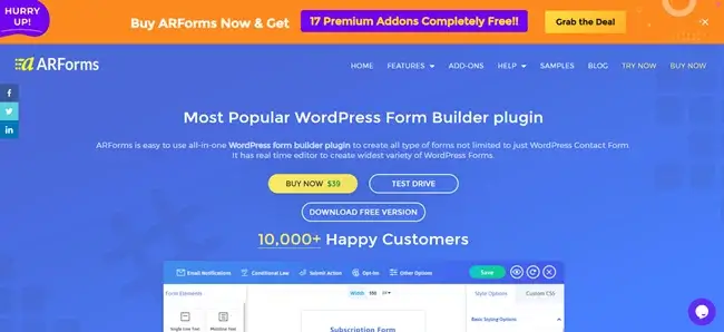 Arforms-最佳WordPress形式构建器插件