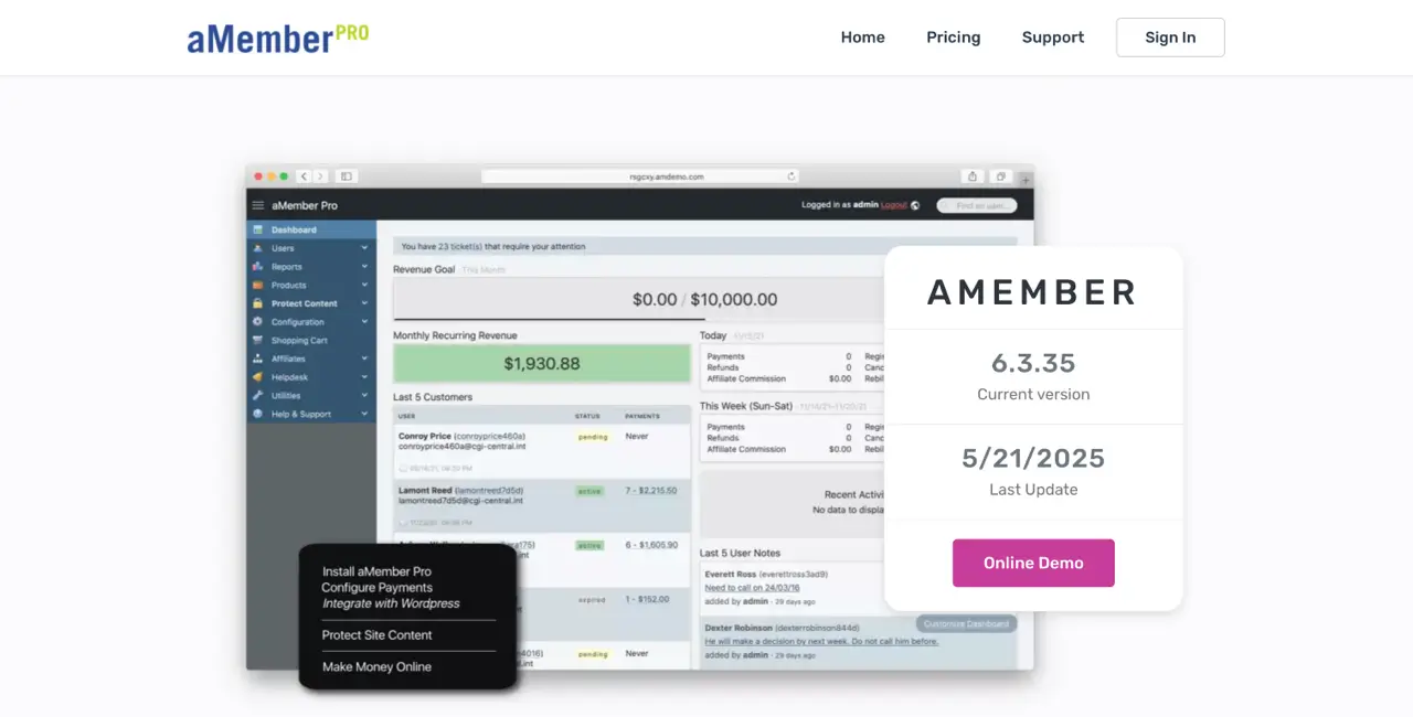 Amember Pro