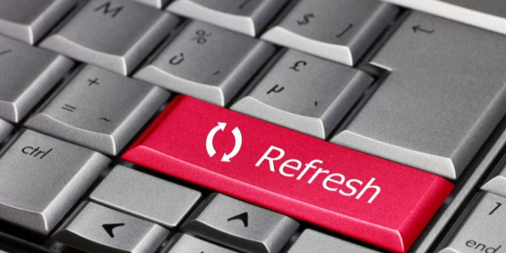Segarkan atau restart aplikasi atau browser