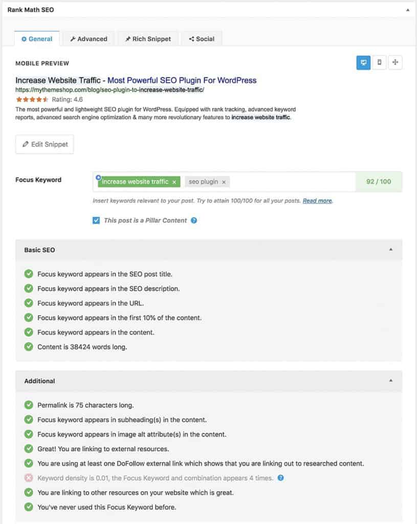 Ranking Matematyka Recenzja: Prawdziwy szwajcarski scyzoryk dla WordPress SEO 12