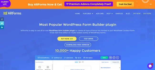 Installieren Sie das Arforms -Plugin