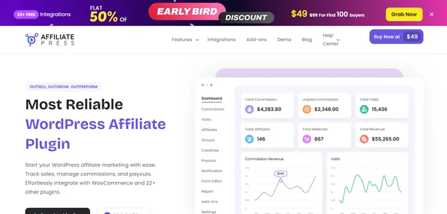 AffiliatePress-最高のWordPressアフィリエイトプラグイン