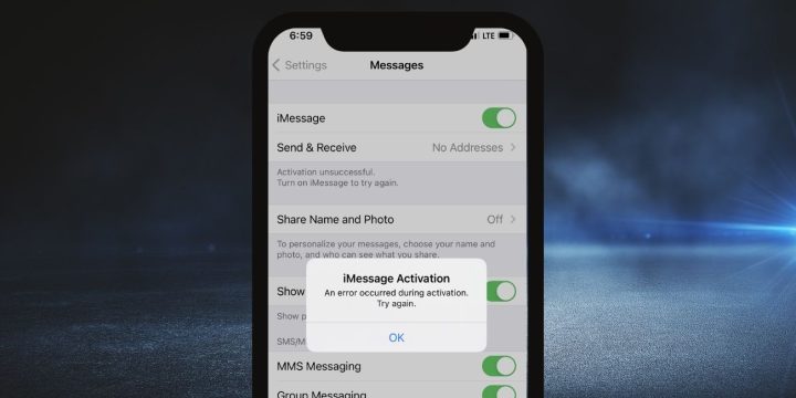 imessageアクティベーションエラーとは何ですか？