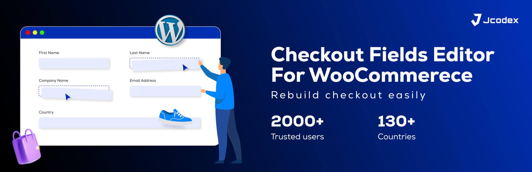 Editor Bidang Checkout untuk WooCommerce