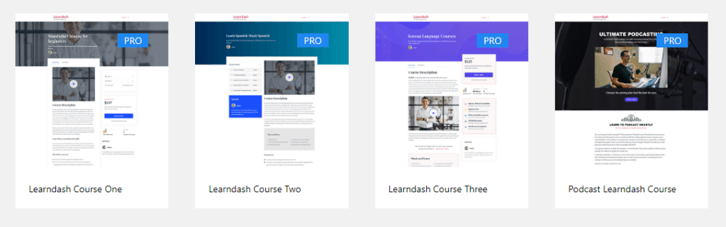 Cambie el aspecto de su LMS con las plantillas de LearnDash en WidgetKit 2.3.3 3