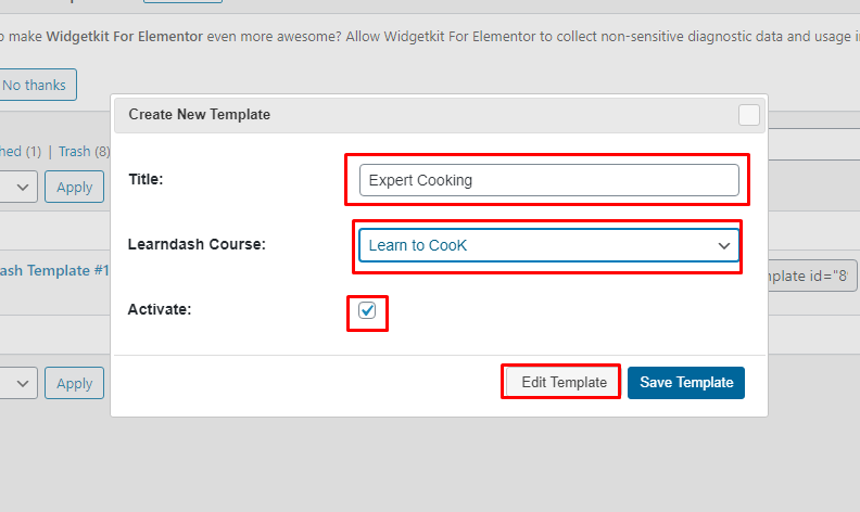 Cambie el aspecto de su LMS con las plantillas de LearnDash en WidgetKit 2.3.3 5