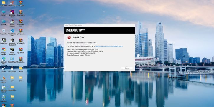 Co to jest BŁĄD DEV 0x872394DC w Call of Duty Black Ops 6